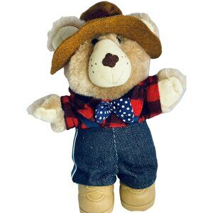 Furskins Xavier Roberts Original 7 1/2" Bear Appalachian Artwork Vintage 1986